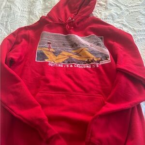 Red Graphic Hoodie